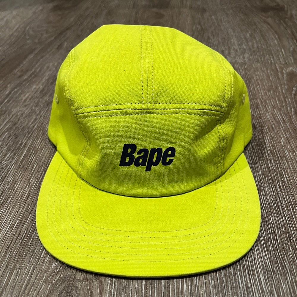 A Bathing Ape Neon Yellow Hat